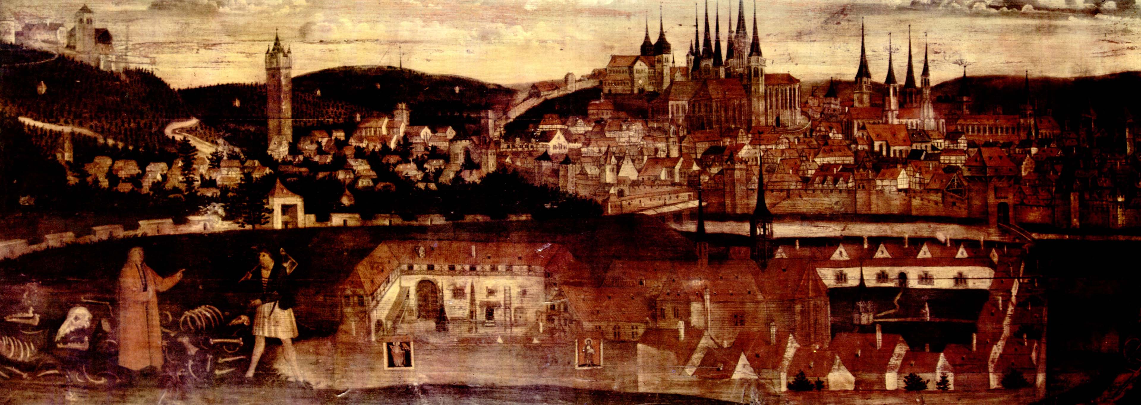 Bild: Gründungslegende des Erfurter Kartäuserklosters, 1525