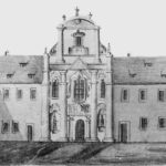 Historische Ansicht vom Portal der Erfurter Kartause